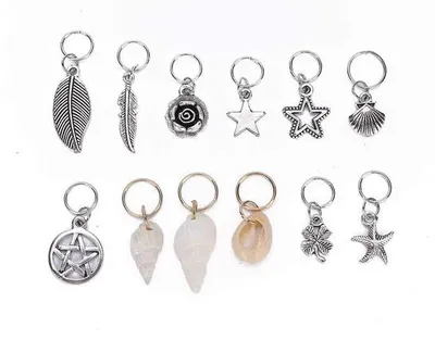 Produktbild von 70 Haaraccessoires Ringe Haarklammern Clips Haarbanden Dreadlocks Schmuck