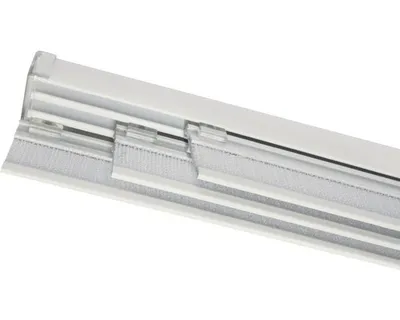 Produktbild von Flächenvorhangschiene Komfort Komplettset aluminium 3-läufig 170 cm