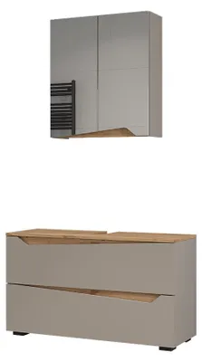 Produktbild von Badmöbel-Set Vicco Marelle Greige/Artisan-Eiche 2-teilig, Model 65060