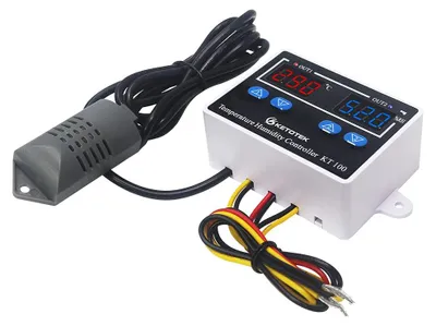 Immagine prodotto di termostato digitale da 220V, regolatore di umidità con sensore, per riscaldamento e raffreddamento