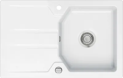 Produktbild von Systemceram Solva 80 Grönland Keramikspüle Excenterbetätigung