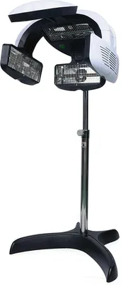 Obrázek produktu pro 800W Salonní vysoušeč vlasů Hair Salon Stand Hood s časovačem Stand Temperature Adjustable White