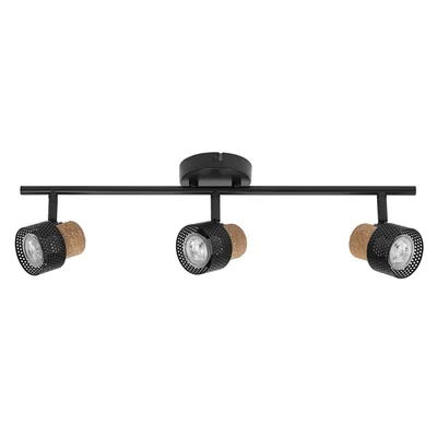 Produktbild von OSRAM 4099854470677 Deckenanbau-Leuchte aus unterschiedlichen Materialitäten mit flexiblen, dimmbaren GU10-Strahlern 10.20 W 690 lm