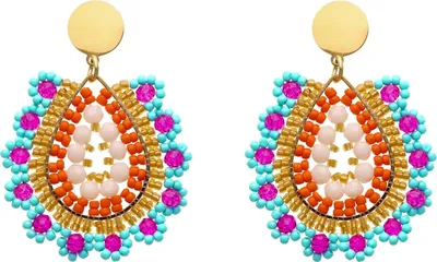 Produktbild von joella damen ohrringe - orange, one size
