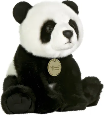 Obrázok produktu pre plyšová panda MiYoni 25,5 cm čierna/biela