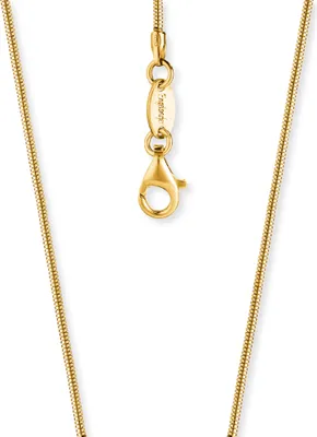 Produktbild von Engelsrufer Halskette Torokette ERNT-45-14G Silber Gold plattiert 45cm