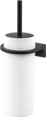 Immagine prodotto di bremermann Set WC SAVONA Softtouch incl. supporto a parete, portascopino, rotondo - bianco