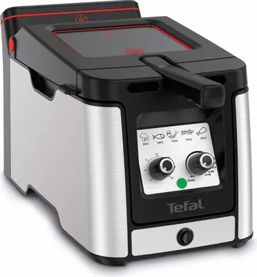 Produktbild von Tefal Clear Duo FR600D, Fritteuse, 0,65 l, 1,2 kg, 3,5 l, Karbon, 30 min