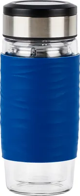 Image de emsa TEA MUG, 420 ml, bleu pur plaisir pour la route, 2 en 1 tamis, - 1 pièce (3110600589)