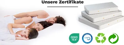 Produktbild von Matratze 160x200 cm DREAM COMFORT Bezug mit Aloe-Vera-Extrakt - Massierender Profilschaum - Universelle Härte H3, H4 - Taschenfederkern - Höhe 24 cm
