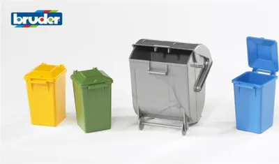 Image de Bruder 2607 Poubelles - Kit