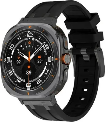 Produktbild von INF Samsung Watch Ultra Flüssigsilikonarmband Schwarz