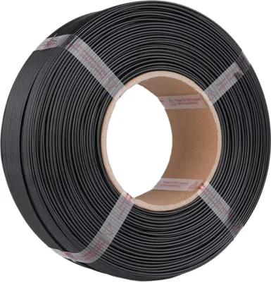Produktbild von PETG-Filament, 1,75 mm, 1 kg (2,2 lbs), hohe Festigkeit, kompatibel mit Creality, Prusa, ELEGOO, Bambu Lab, AnkerMaker und den meisten 3D-Druckern – Schwarz
