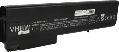 Produktbild von vhbw Akku kompatibel mit HP 8710w, NC7300, NC8200, NC8210, NC8220, NC8230, NC8240, NC8430, 8510p, 8510w, 8710p Notebook (6600 mAh, 14,8 V, Li-Ion)