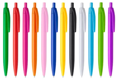 Produktbild von M&C ABS Kugelschreiber Druckmechanismus, Tinte blau