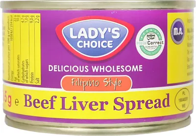 Produktbild von Lady´s Choise Beef Liver Spread  165g