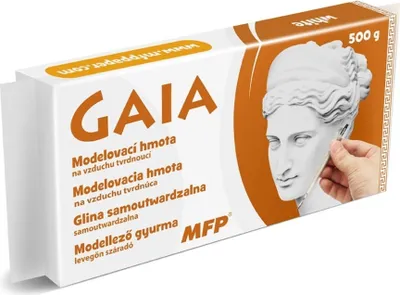 Obrázek produktu pro Modelovací hmota Gaia 500g Bílá