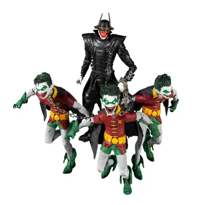 Produktbild von McFarlane Toys DC Actionfiguren Collector Multipack The Batman Who Laughs with the Robins of Earth 18 cm MCF15456