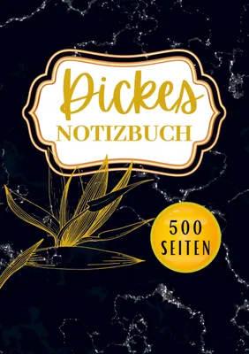 Produktbild von Dickes Notizbuch A5- 500 Seiten