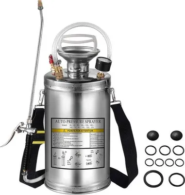 Image de Buse pour pulvérisateur à dos en acier inoxydable, buse haute performance, pulvérisateur à pression 6 L, stable