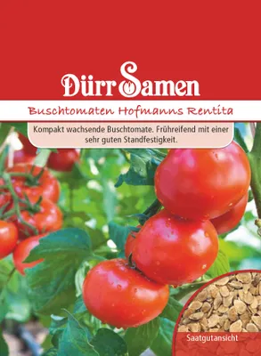 Produktbild von Dürr-Samen - Buschtomaten Hofmanns Rentita - Saatgut - 0529