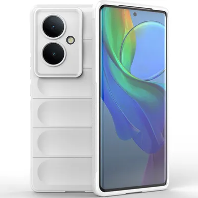 Produktbild von Handyhülle für VIVO V29 Lite 5G / VIVO Y78+ Weich TPU Silikon Stossfest Anti-rutsch Hülle Weiß