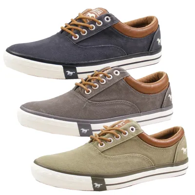 Produktbild von Mustang Herren Sneaker Schnürschuhe 4072-312, Größe:44 EU, Farbe:Schwarz
