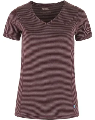Image de T-shirt Fjällräven Abisko Cool pour femmes, couleur Port, taille XXS
