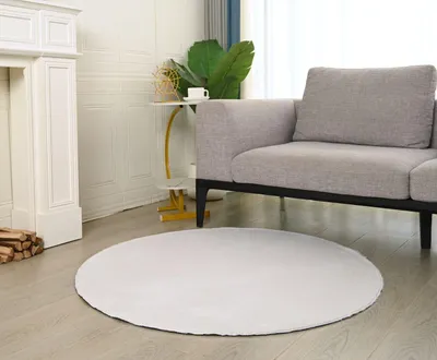 Produktbild von Teppich Wohnzimmer Schlafzimmer Flauschig, kurzflorig – waschbar und Fußbodenheizung geeignet