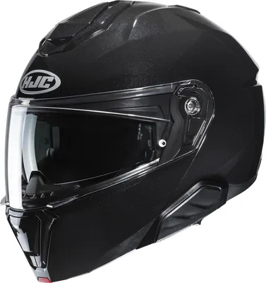 Produktbild von HJC i91 Solid Schwarz Metallic Klapphelm M