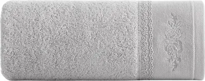 Zdjęcie produktu dla Eurofirany 471934, 50 x 90 cm, Bawełna, Poliester, Srebrny, 1 szt.