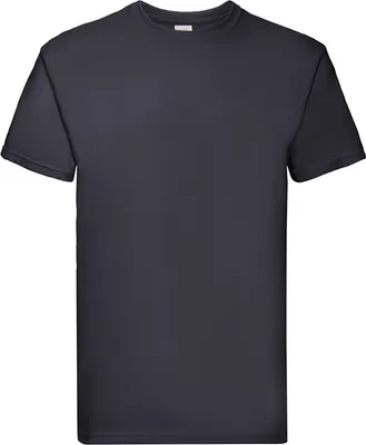 Produktbild von Fruit Of The Loom Herren Super Premium Kurzarm T-Shirt BC333 (L) (Dunkles Marineblau)