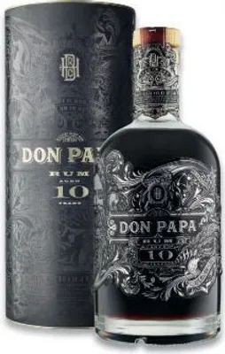 Produktbild von Don Papa Rum 10 Jahre 0,7l (43% Vol) mit Geschenkverpackung Ruhm Ron Spirituose Bar Cocktail Longdrink Rarität- [Enthält Sulfite]