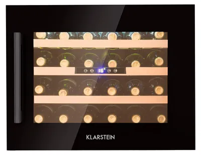 Obrázek produktu pro Klarstein vinotéka, vestavná, slim, 57 l, skleněné dveře, 5-22 °C, 24 lahví