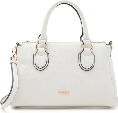 Imagen del producto de L.CREDI bolso bolso bandolera Ramea Hand Bag Light Gray crema
