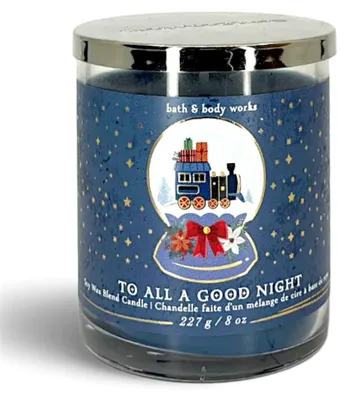 Obrázok produktu pre Bath & Body Works 1-knôtová vonná sviečka TO ALL A GOOD NIGHT 227 g