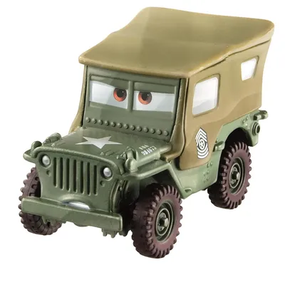 Produktbild von Mattel FJH95 Disney Pixar Cars - Sergent Die-Cast Deluxe Geländefahrzeug Modell