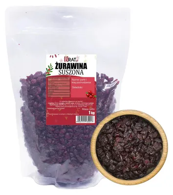Zdjęcie produktu dla Żurawina 1kg Brat.pl