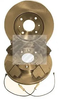 Produktbild von MAPCO Bremsenset Vorne Bremsscheiben Beläge Satz für RENAULT CLIO II (BB0/1/2, CB0/1/2) 238mm