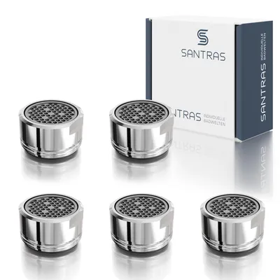 Produktbild von SANTRAS® Luftsprudler M24 in Chrom (5 Stück)