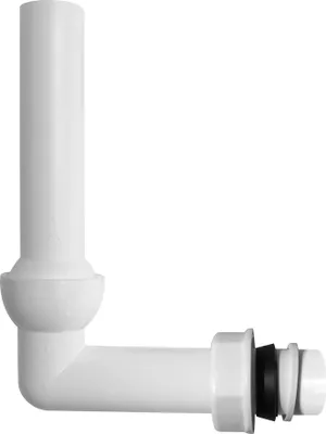 Produktbild von TG-Kunststoffe Überlauf mit Kugelgelenk rund 120 x 105 mm / Überlaufverbindung