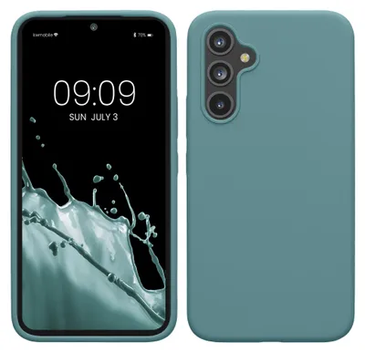 Produktbild von kwmobile Handyhülle für Samsung Galaxy A54 5G Hülle - Case Silikon - Kabelloses Laden - Schutzhülle Cover in Arctic Night