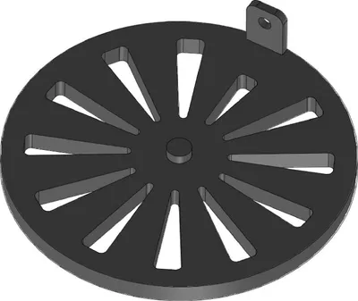 Produktbild von Kaminrost / Ascherost Ø 170x10mm passend für Hark **