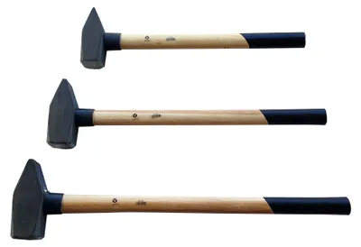 Immagine prodotto di Mazza da fabbro, mazza da carpentiere, set di 3 martelli da 3/4/5 kg