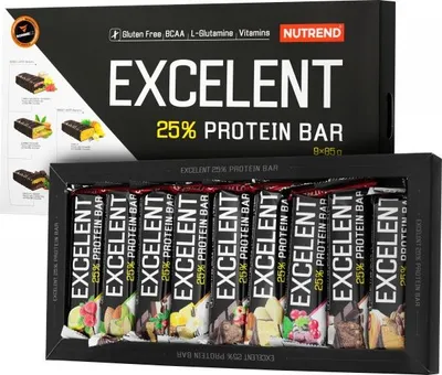 Productafbeelding van Excellent Proteïne Repen - cadeauverpakking, 9 stuks van 85 g, mix van smaken