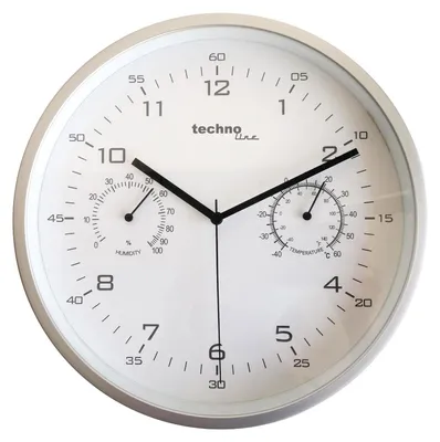 Image de technoline WT 653 Horloge murale, couleur:blanc