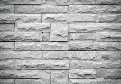 Produktbild von Wallario Fototapete Vliestapete, seidenmatte Oberfläche, einfache Verarbeitung, Größe 200 x 140 cm, Motiv Steinwand grau