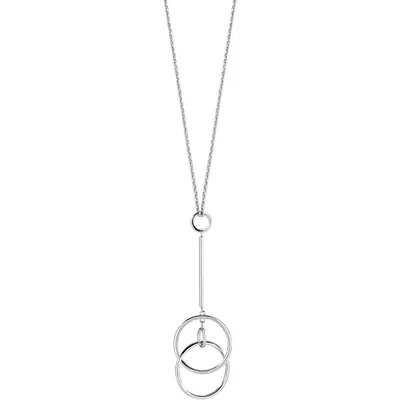 Immagine prodotto di Distintiva collana in acciaio Cerchi SAKM10
