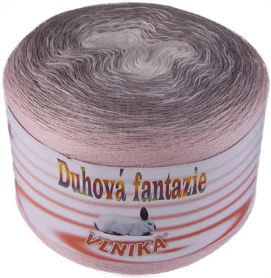 200g Strickgarn Duhová fantazie weiter Farbverlauf, ice cream icecream