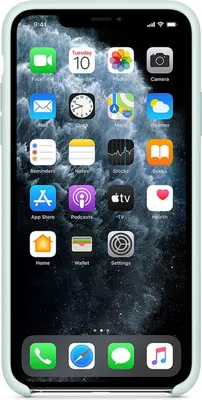 Produktbild von Apple MY102ZM/A, Cover, Apple, iPhone 11 Pro Max, 16,5 cm (6.5"), Aqua-Farbe